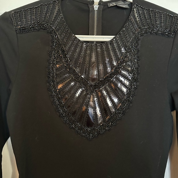 Armani Exchange black mini dress size small. - Picture 2 of 6